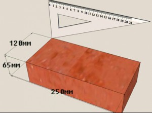До початку будівництва потрібно визначитися, які будуть розміри цегли: ширина, довжина і товщина