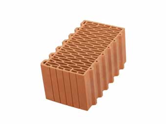 Керамічний поріпзованний великоформатний цегла (поризовані блоки) за свої теплоізоляційні властивості отримав назву теплою кераміки