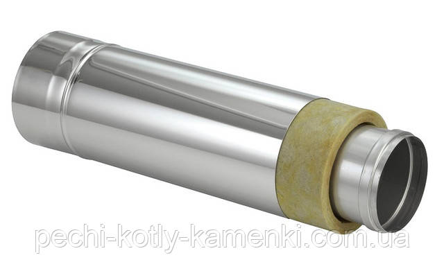 Сендвіч труба випускаються з нержавіючої сталі, кожух труби може бути виконаний з оцинкованої або нержавіючої сталі